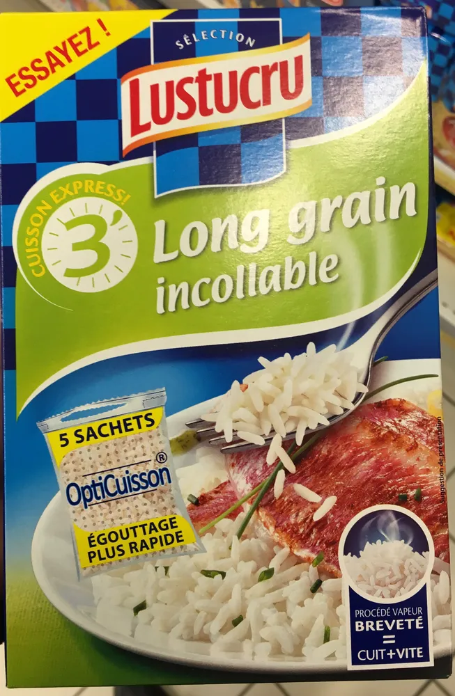 Long Grain incollable 3 minutes