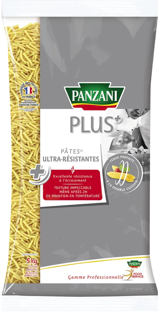 Panzani macaroni ultra résistante panzani+ 5kg