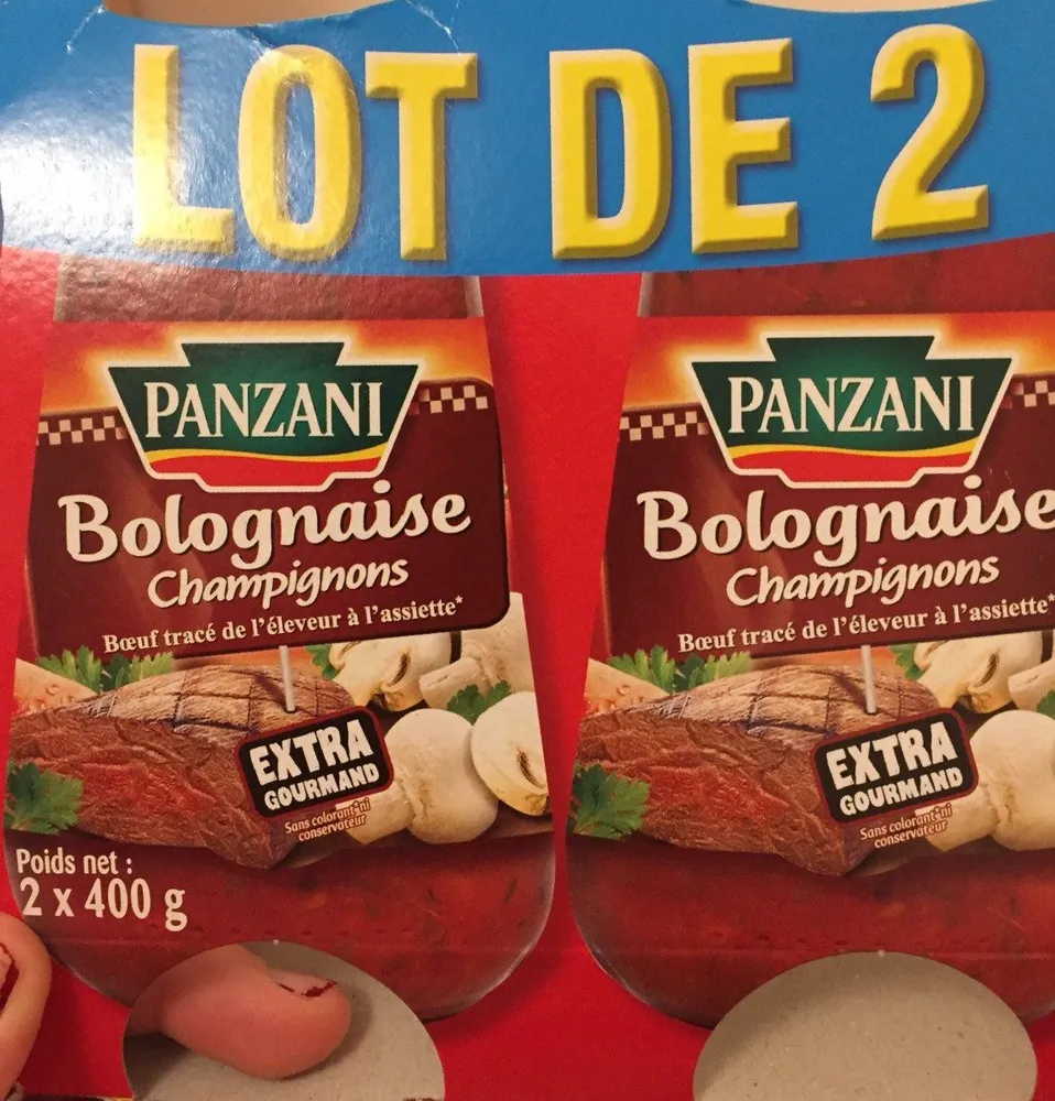 Bolognaise champignons