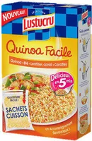 Lustucru quinoa facile quinoa ble lentilles corails carottes