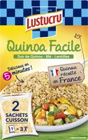 Lustucru quinoa facile duo de quinoa ble lentilles 300gr