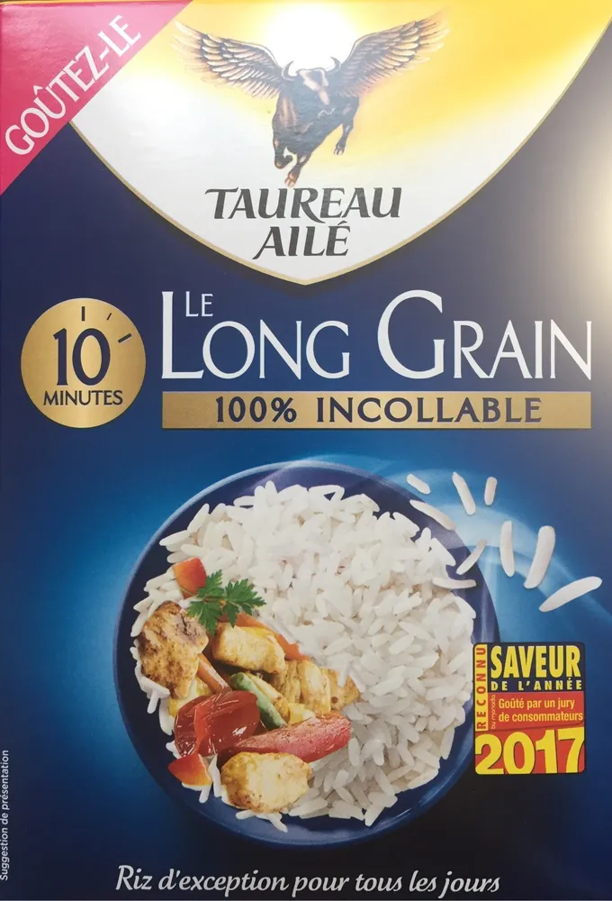 Riz Le long grain d'exception 100% incollable