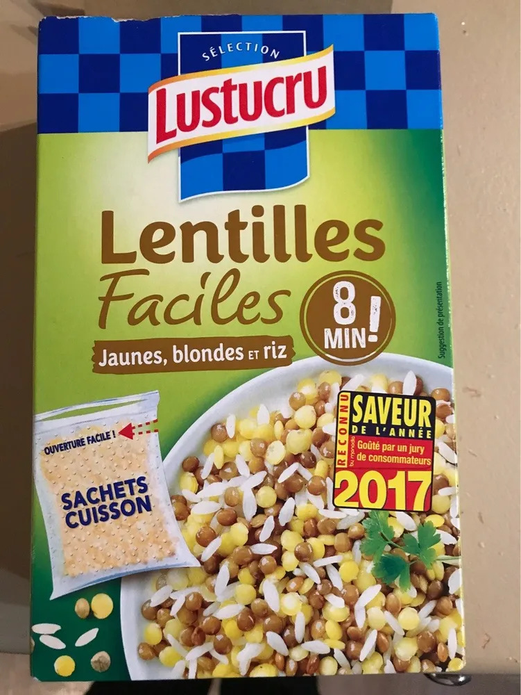 Lentilles Faciles Vertes et Jaunes