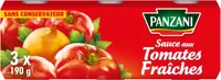 Panzani sauce tomate fraiche 3x190g