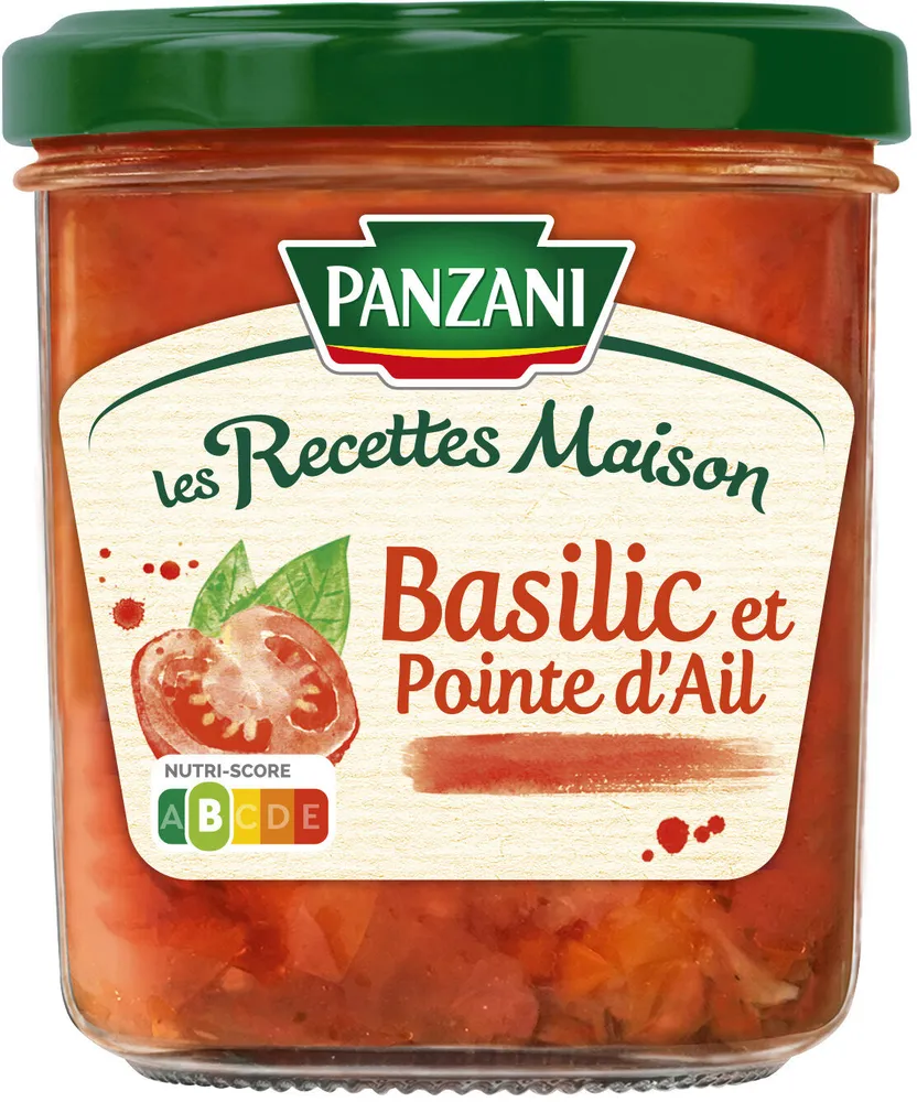Panzani sauce qfc tomates basilic 320g