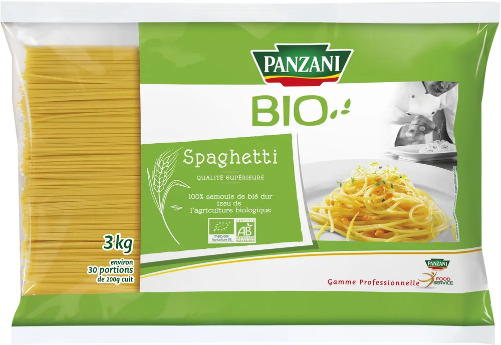 Panzani spaghetti bio qualite superieure 3kg