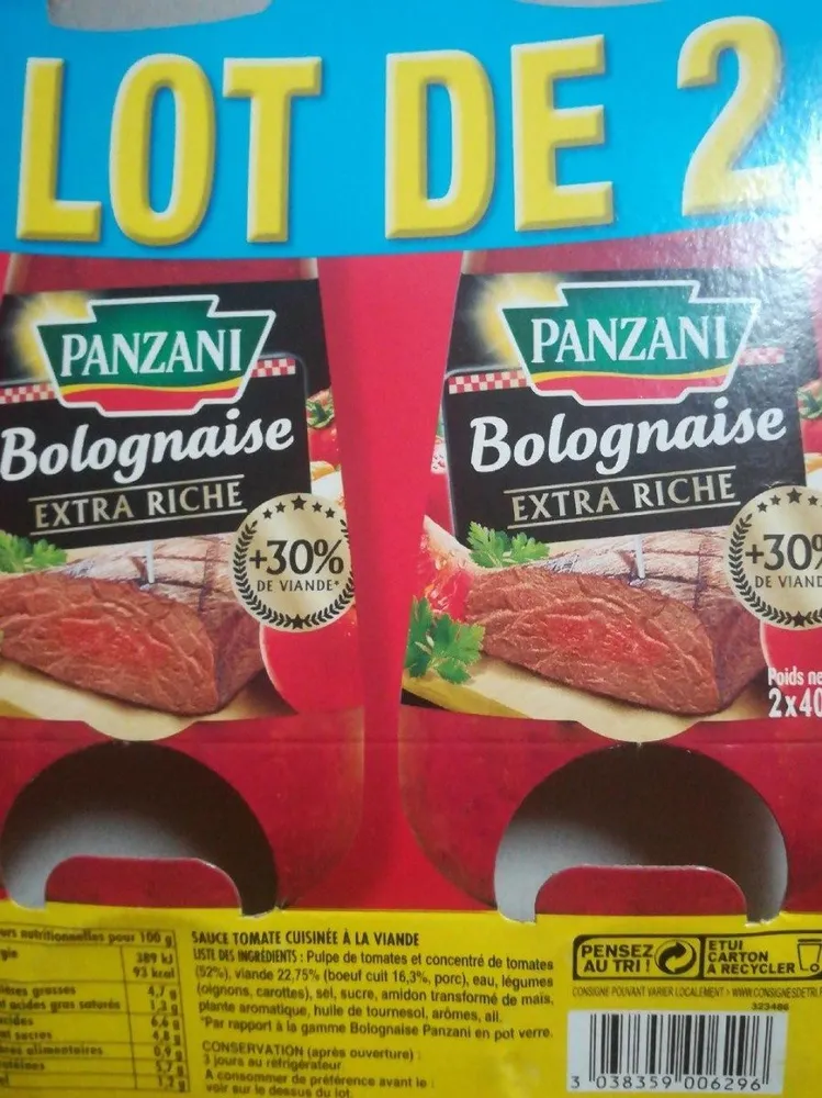 Bolognaise extra riche