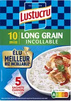 Riz long grain incollable