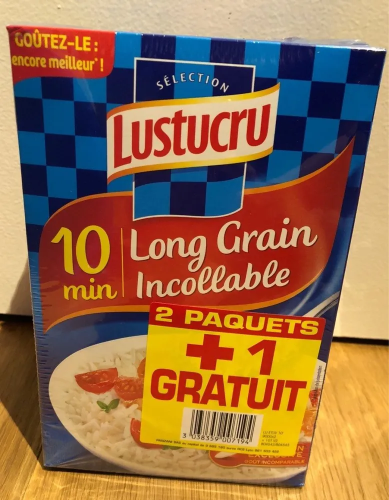 Long grain incollable
