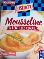 Mousseline de lentilles corail