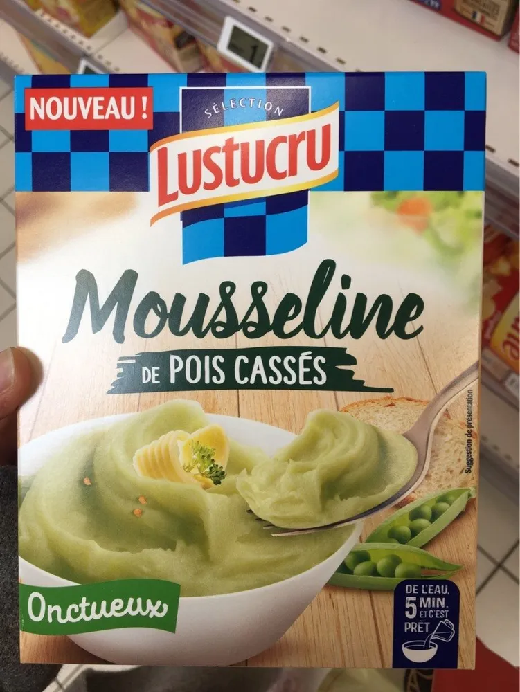 Mousseline de pois cassés