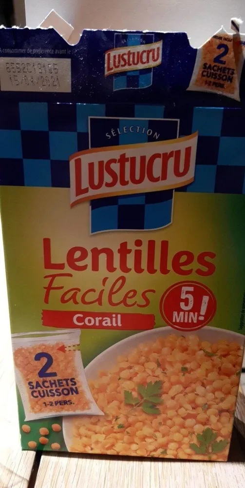 Lentilles corail
