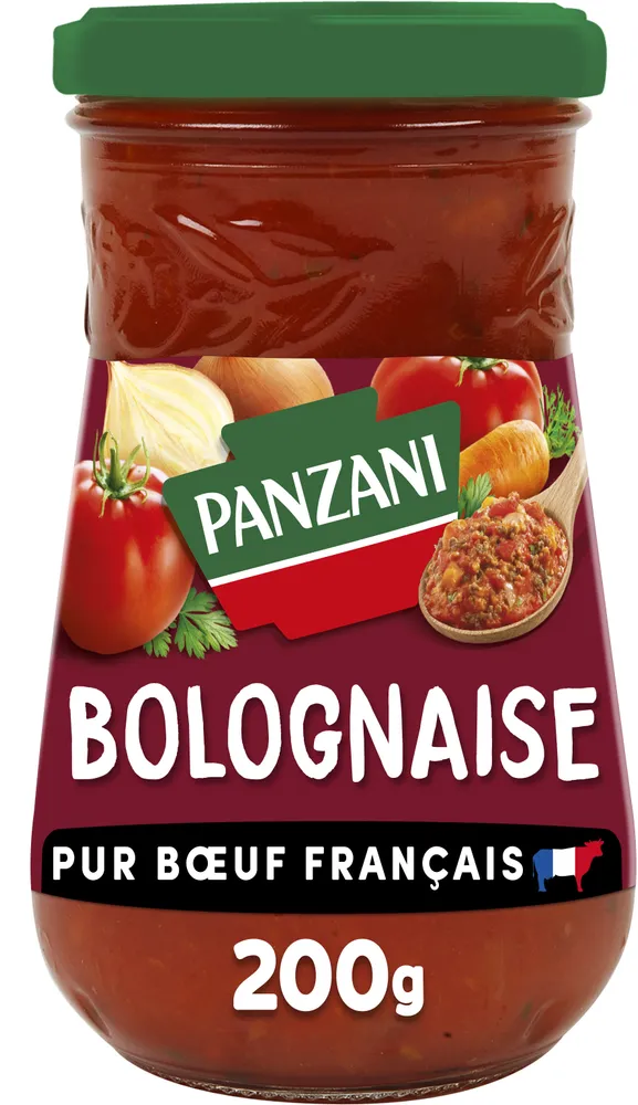 Panzani sauce bolognaise pur boeuf 200g
