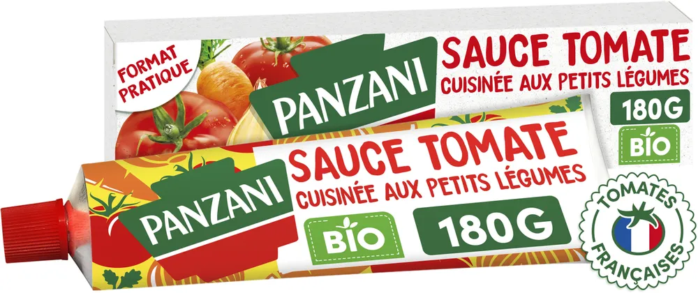 Sauce tomate cuisinée aux petits légumes bio