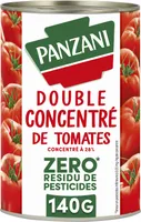 Panzani sauce concentré de tomates ""0 résidu de pesticides"" 140g"