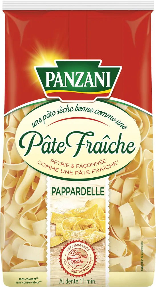 Panzani papardelle qualité pâte fraiche