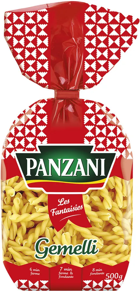 Pates panzani gemelli 500g