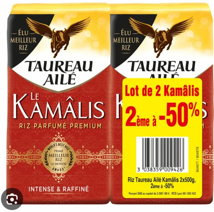 Lots x2 riz Kamalis