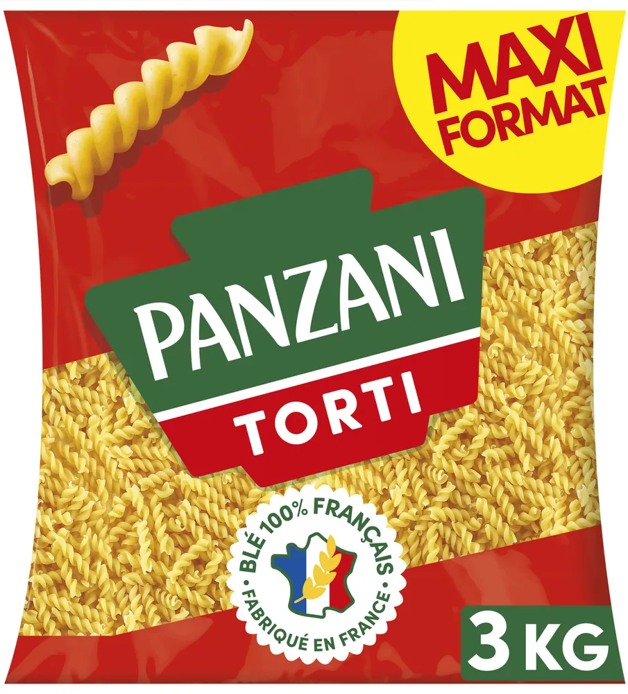 Pates panzani torti 3 kg