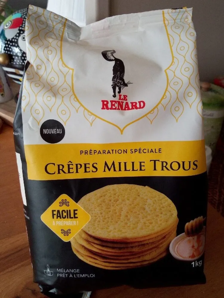 Préparation spéciale Crêpes mille trous