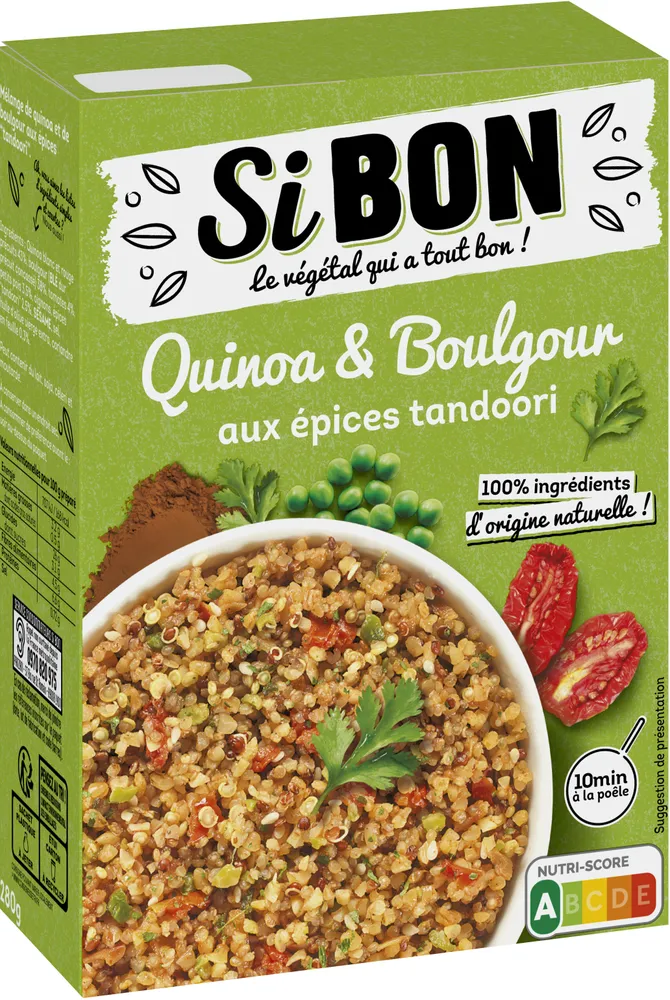 Quinoa & Boulgour aux épices tandoori