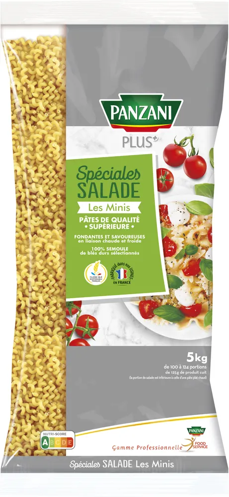 Panzani+ pates mini serpentini salade 5kg