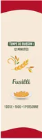 Pâtes complètes bio