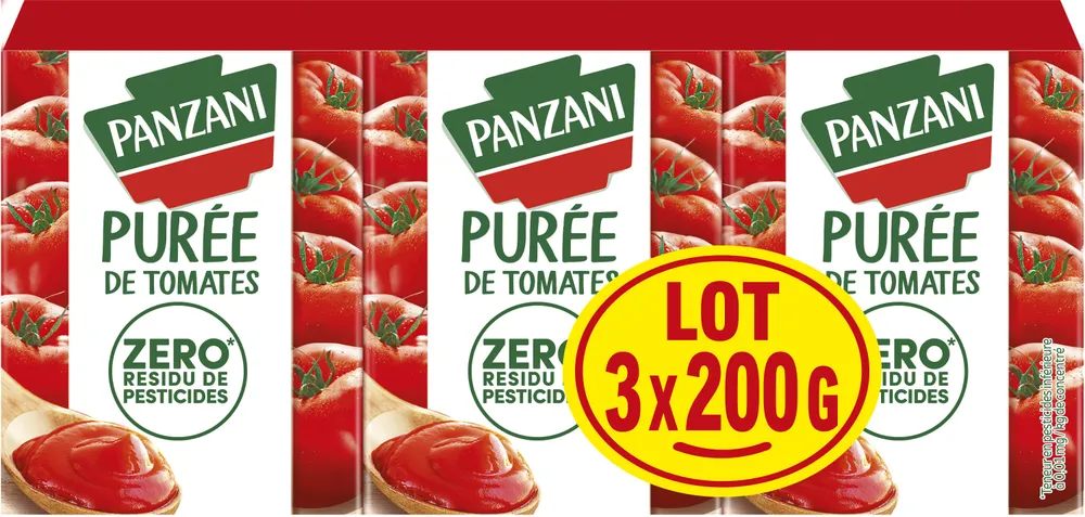 Purée de tomates Zéro Résidu de pesticides