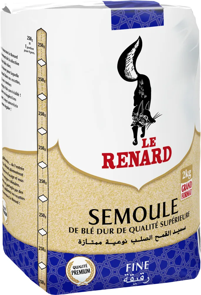 Le renard semoule fine 2kg