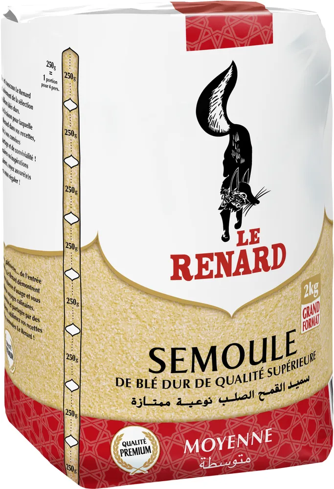 Le renard semoule moyenne 2kg