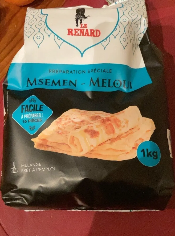 Preparation speciale msemen- meloui