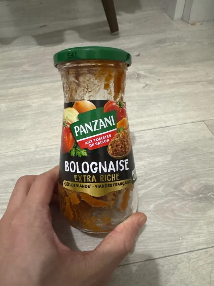 Sauce bolognaise extra riche en viande