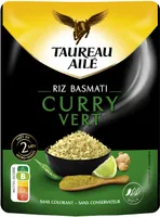 Riz basmati curry vert