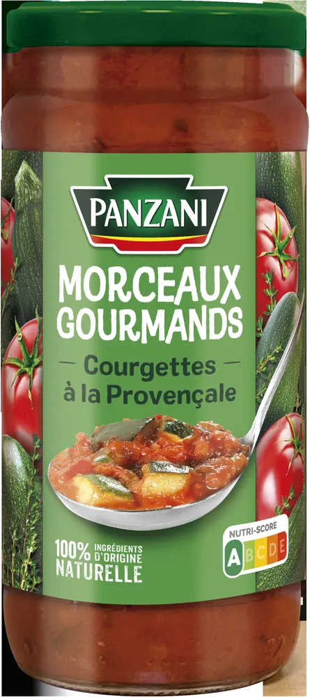 Panzani sce morceaux gourmands courgettes a la provencale 400g