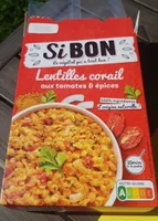 Lentilles corail tomates et épices
