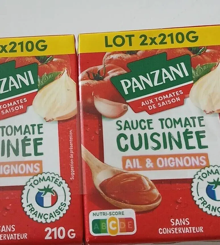 SAUCE TOMATE CUISINÉE AIL & OIGNONS