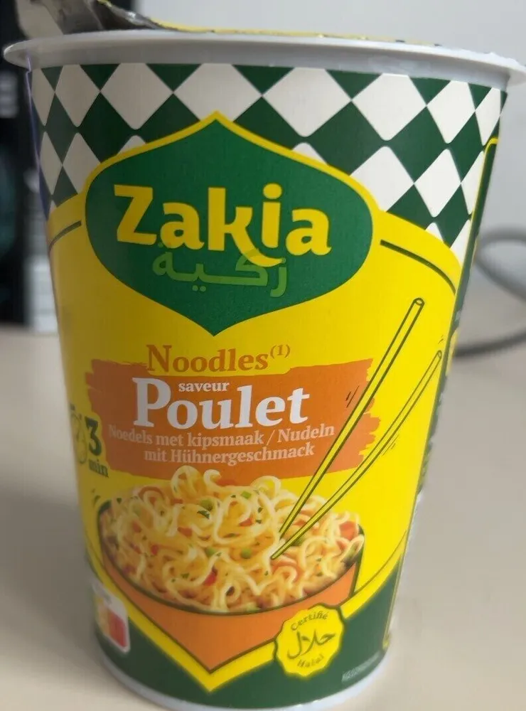 Noodles saveur poulet