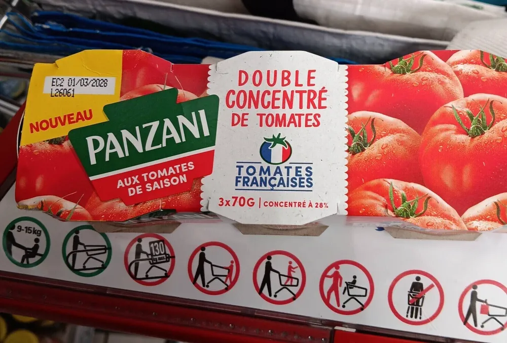 Double concentre de tomates