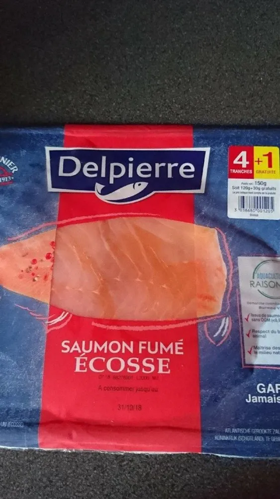 Saumon fumé d'ecosse