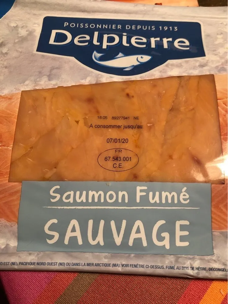 Saumon fume sauvage