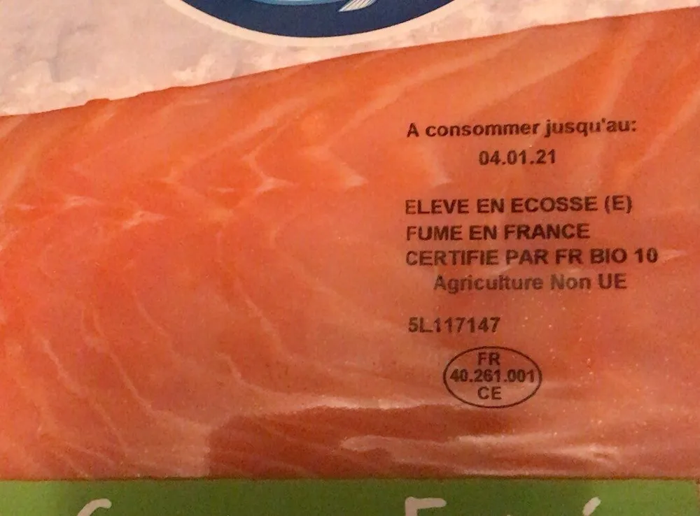 Saumon fume  Bio