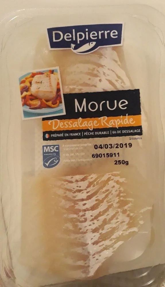 Morue dessalage rapide