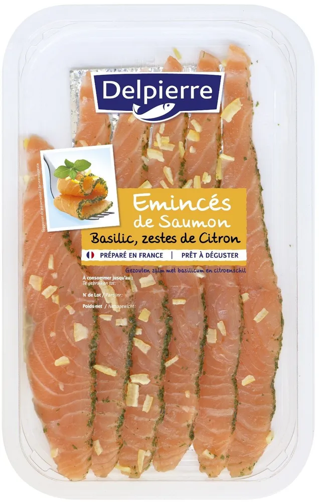 Émincés de Saumon au Basilic