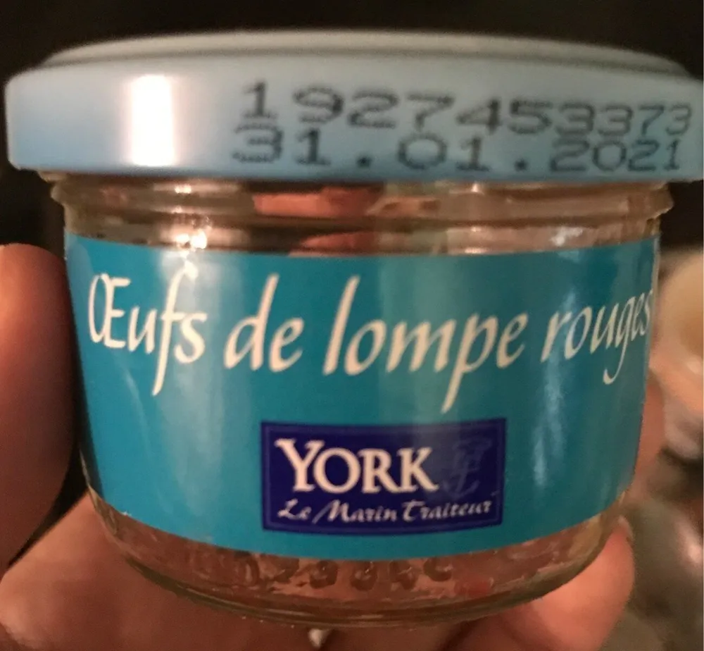Oeuf de lompe rouge