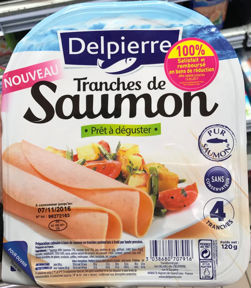 Tranches de Saumon