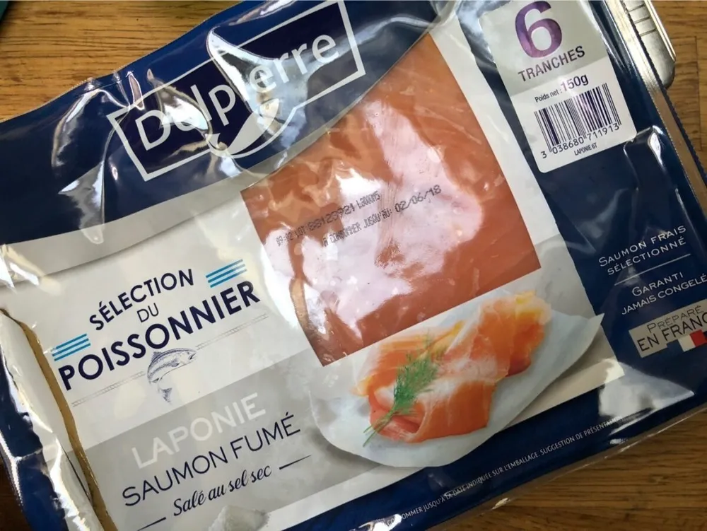 Saumon Fumé - salé au sel sec