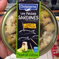 Les petites sardines fumées (sprats) au bois d'aulne Thym et Citron