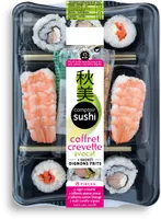 Coffret 8 pcs avocat crevettes comptoir sushi