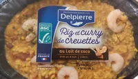 Riz et curry de crevettes