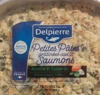 Petites pâtes gratinées au saumon